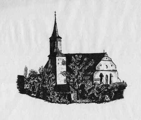 Tuschezeichnung "Ippenhofen"
